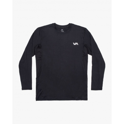 RVCA Sport Vent L/S Negro-Blanco