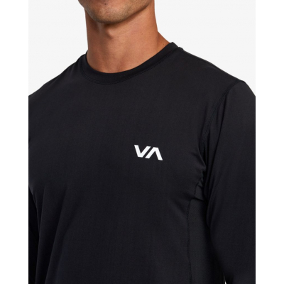 RVCA Sport Vent L/S Negro-Blanco