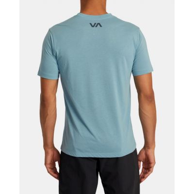 RVCA VA Sport Blur T-shirt Light Blue