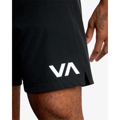 RVCA VA Sport Fight Scrapper 17 Schwarz-weiß