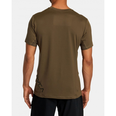 RVCA VA Sport Vent Top T-Shirt Marron