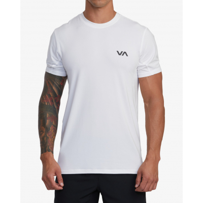 RVCA VA Sport Vent Top T-Shirt Bianco