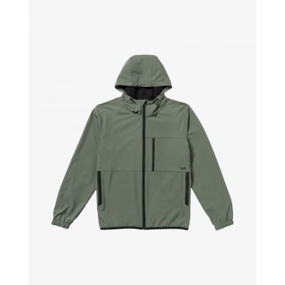 RVCA VA Sport Yogger Mens Windbreaker Jacket Verde