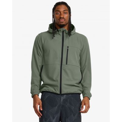 RVCA VA Sport Yogger Mens Windbreaker Jacket Verde