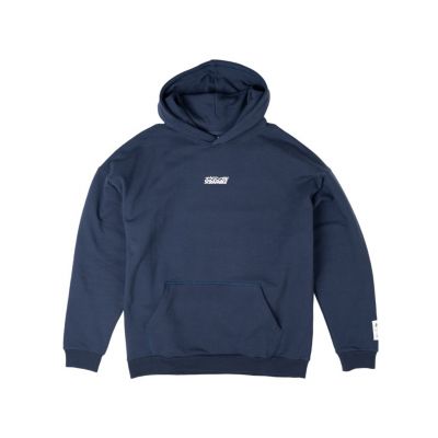 Scramble Puff Print Hoody Bleu Marine