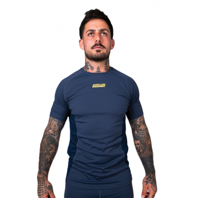 Scramble Shinobi Compression Top S/L Navy Blu