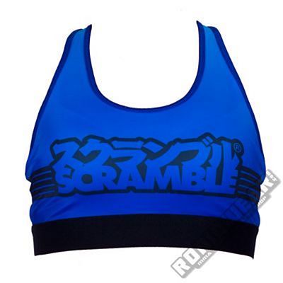 Scramble Sports Bra Blu-Nero