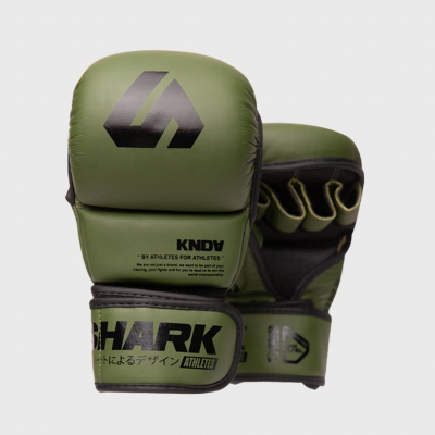 Shark Boxing Guantilla MMA Pro Combat Verde-Nero