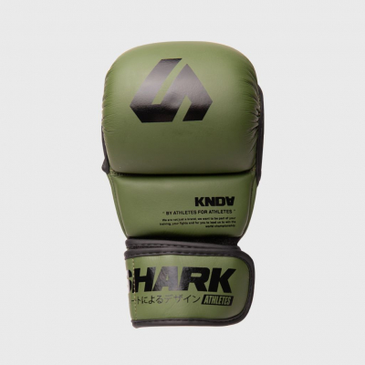 Shark Boxing Guantilla MMA Pro Combat Vert-Noir