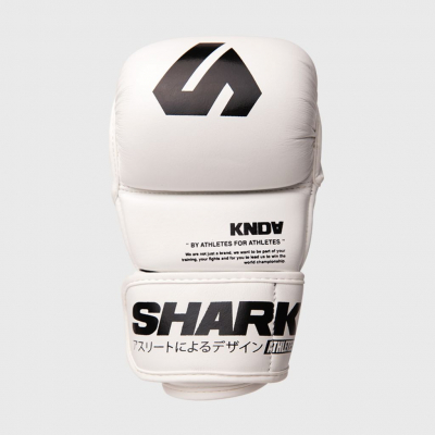 Shark Boxing Guantilla MMA Pro Combat Blanc-Noir