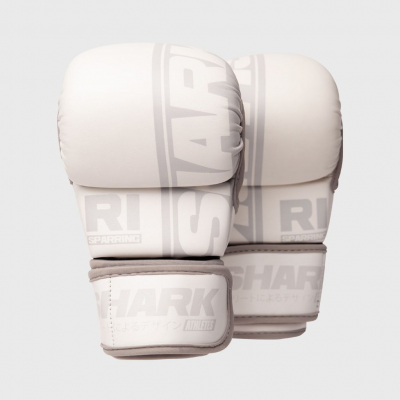 Shark Boxing Guantilla MMA R1 Weiß-Silber