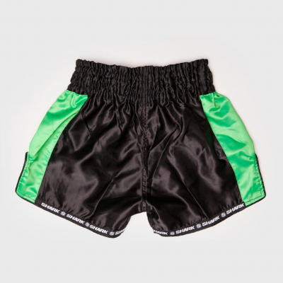 Shark Boxing Rainbow Short Muay Thai Nero-Verde