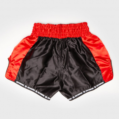 Shark Boxing Rainbow Short Muay Thai Noir-Rouge