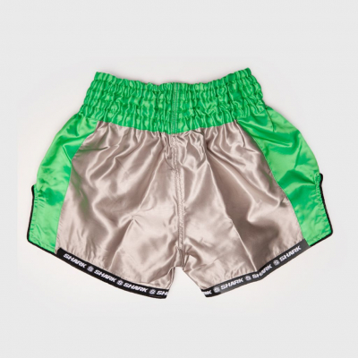 Shark Boxing Rainbow Short Muay Thai Gris-Vert