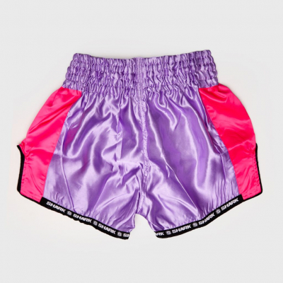 Shark Boxing Rainbow Short Muay Thai Morado-Rosa