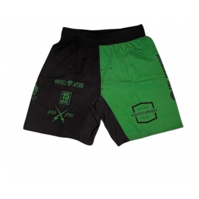 Soiltechnique Grappling Short Logo Schwarz-Grün