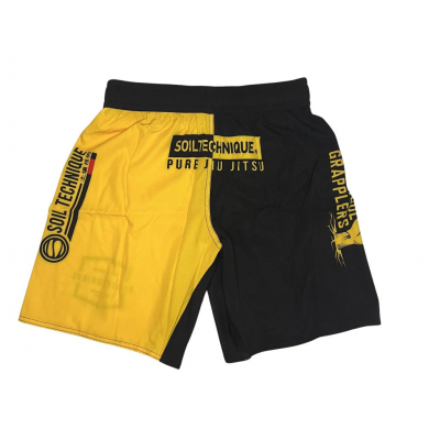 Soiltechnique Grappling Short Logo Giallo