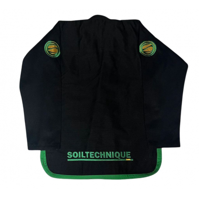 Soiltechnique Kimono Breather Jiu-Jitsu Negro-Verde