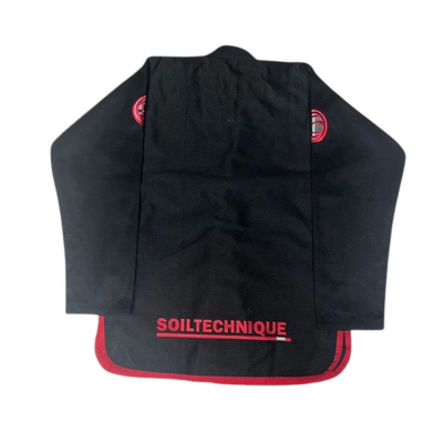 Soiltechnique Kimono Breather Jiu-Jitsu Preto-Vermelho