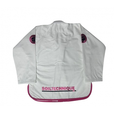 Soiltechnique Kimono Ladies  Breather Jiu-Jitsu Blanco-Rosa