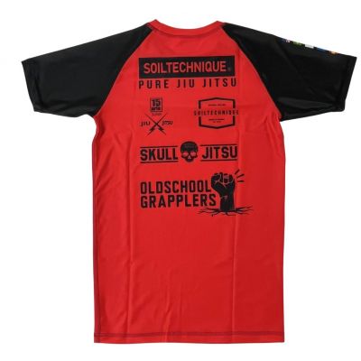 Soiltechnique Rashguard Logo Red-Black