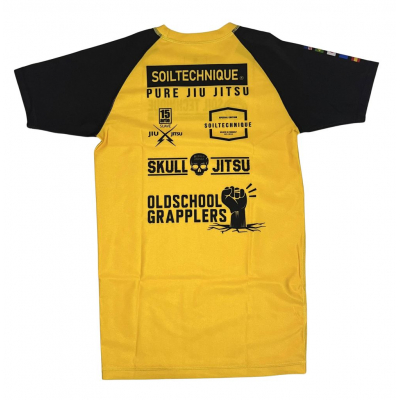 Soiltechnique Rashguard Logo Giallo