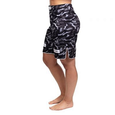 Tatami Ladies Rival Black & Camo Grappling Shorts Black-Camo