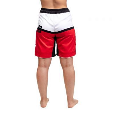 Tatami Ladies Super Grappling Shorts Blanco-Rojo