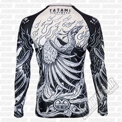 Tatami Phoenix Rising Rashguard Blanco-Negro