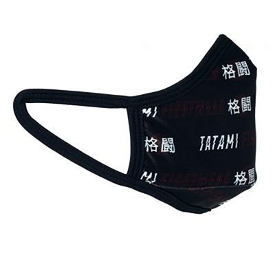 Tatami Repeat Face Mask Negro