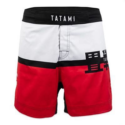 Tatami Super Grappling Shorts White-Red