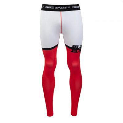 Tatami Super Grappling Spats White-Red