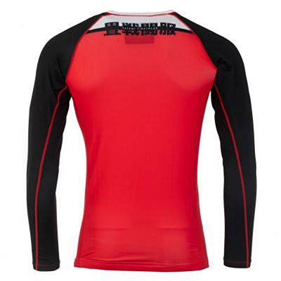 Tatami Super LS Rash Guard White-Red