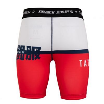 Tatami Super VT Shorts Blanco-Rojo