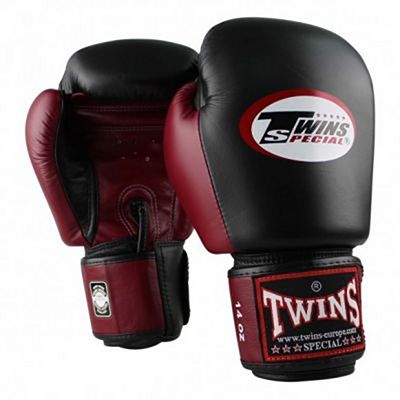 Twins Special BGVL 3 Boxing Gloves Negro-Rojo