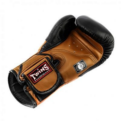 Twins Special BGVL 6 Boxing Gloves Black-Brown