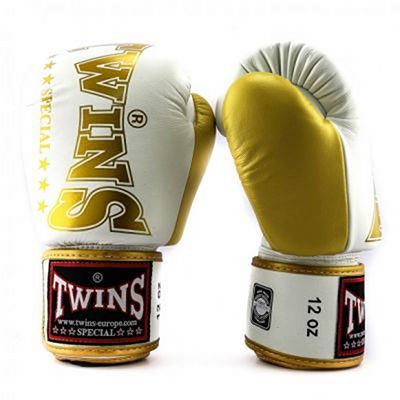 Twins Special BGVL 8 Boxing Gloves White-Gold