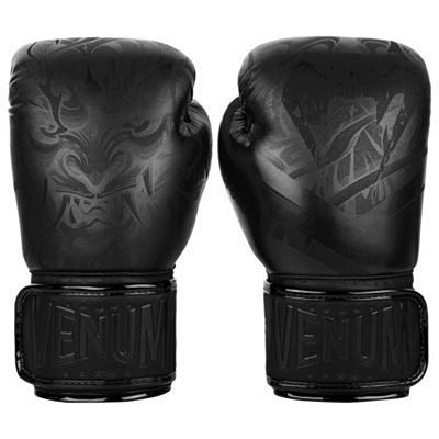 Venum Devil Boxing Gloves Black-Black