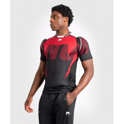 Venum Adrenaline Dry Tech T-shirt Preto-Vermelho