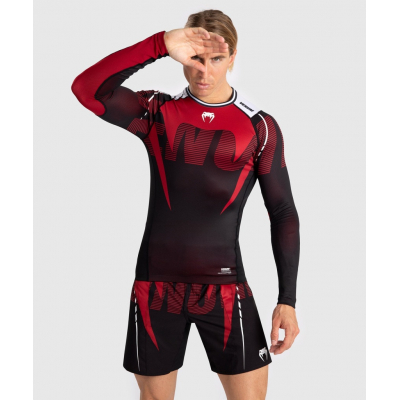 Venum Adrenaline L/S Rashguard Preto-Vermelho