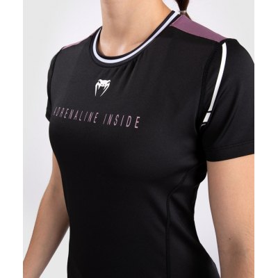 Venum Adrenaline Women Dry Tech T-shirt Noir-Violet