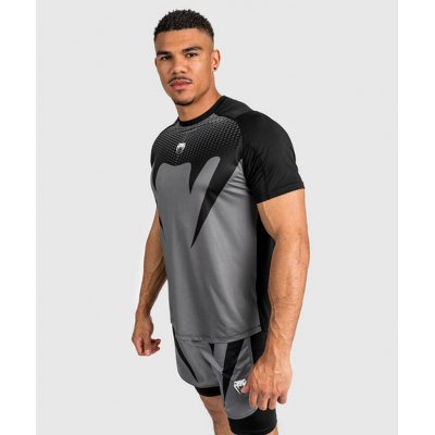 Venum Attack Dry Tech T-shirt Preto-Cinza