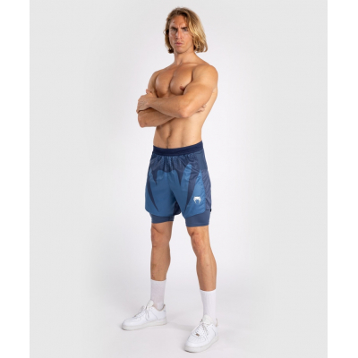 Venum Attack Fight Shorts Bleu Marine