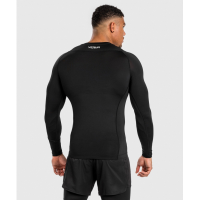 Venum Attack L/S Rashguard Negro-Gris