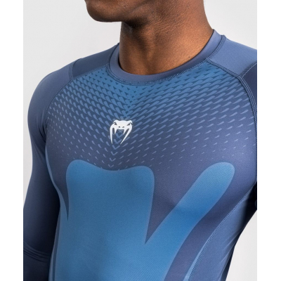 Venum Attack L/S Rashguard Azul Marinho