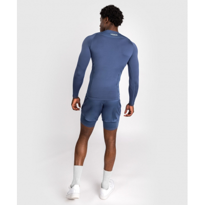 Venum Attack L/S Rashguard Bleu Marine