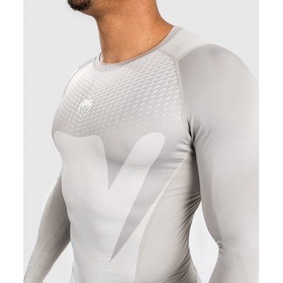 Venum Attack L/S Rashguard Fehèr