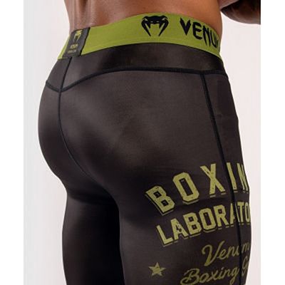 Venum Boxing Lab Compression Tights Negro-Verde