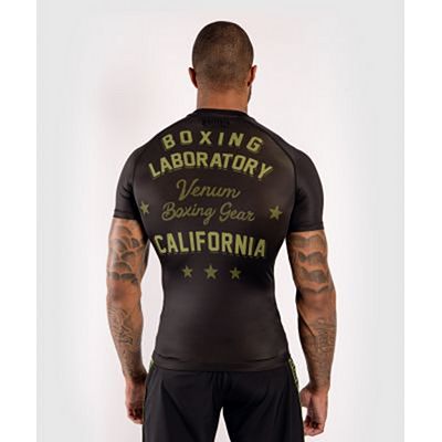 Venum Boxing Lab Rashguard SS Black-Green