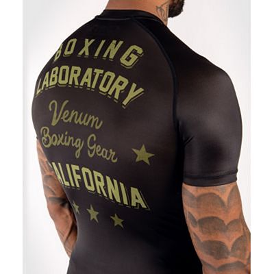 Venum Boxing Lab Rashguard SS Black-Green